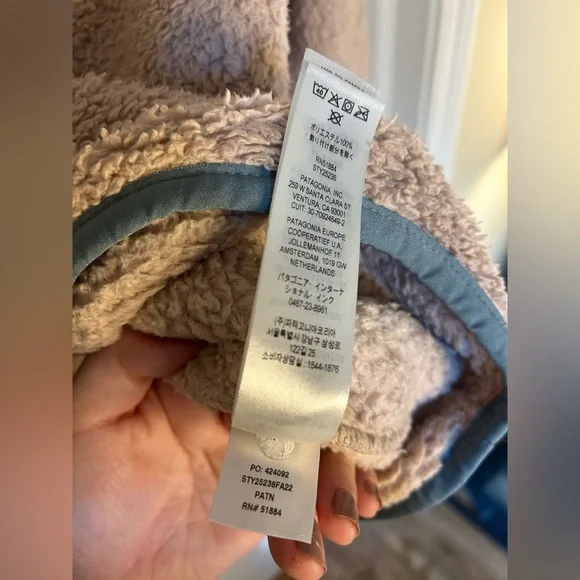 Women's Los Gatos Quarter Zip Patagonia Size Large Mauve Brown Pink Color - Picture 9 of 10